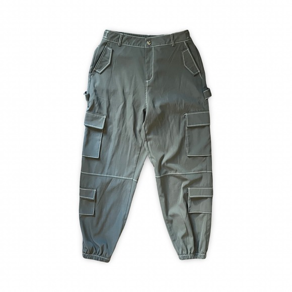Forever 21 Pants - Forever 21 Women's Cargo Skater Pants Baggy Gray Joggers Size XL